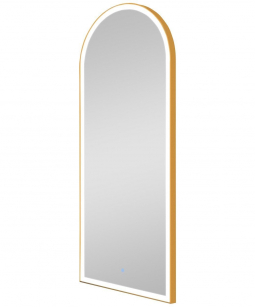Gold Utopia 72-inch Arched LED Salon Mirror